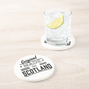 Original Made in Scotland retro logo Coaster