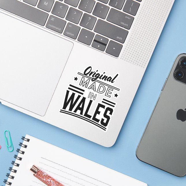 Original made in Wales (Laptop w/ iPhone)