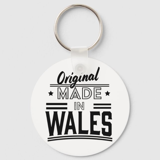 Original made in Wales Keychain (Front)