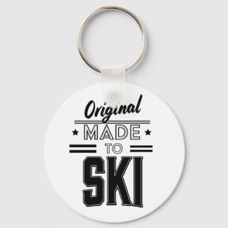 Original Made to Ski logo Keychain