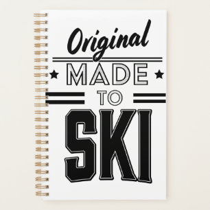 Original Made to Ski logo Planner