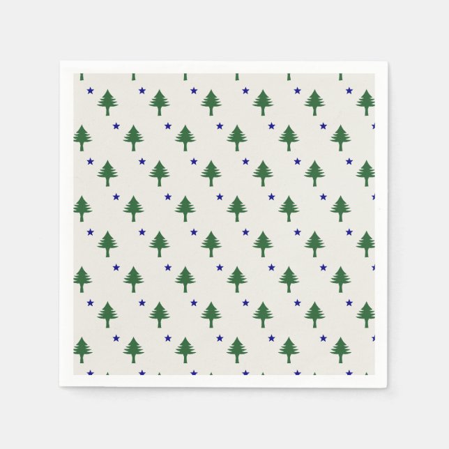 Original Maine Flag Napkins (Front)