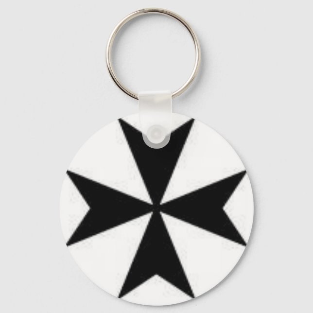 Original Maltese Cross Keychain (Front)