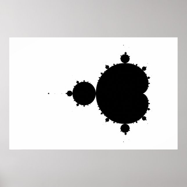Original Mandelbrot Set 01 - Poster Fractal (Devant)