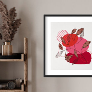 Original Modern contemporary abstract art Poster