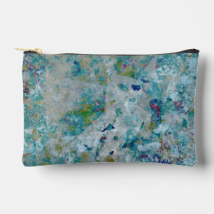 Original Modern One Of A Kind Abstract Art Design Accessory Pouch