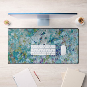 Original Modern One Of A Kind Abstract Art Design Desk Mat