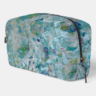 Original Modern One Of A Kind Abstract Art Design Dopp Kit