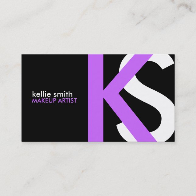 [ORIGINAL] Monogram Business Cards (Front)