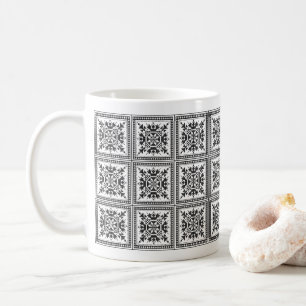 Original National Black cross-stitch art ornament Coffee Mug