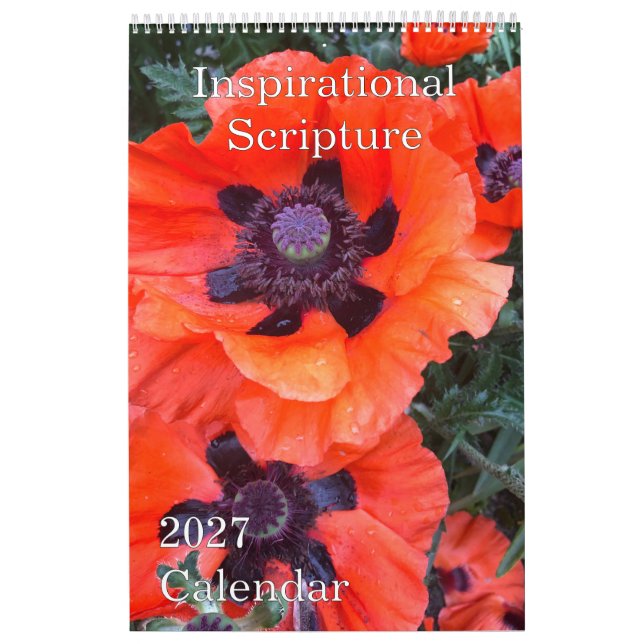 Original Nature Photography Custom Bible Scripture Calendar (Cover)