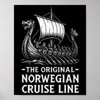 Original Norwegian Cruise Line Viking Humor Funny 
