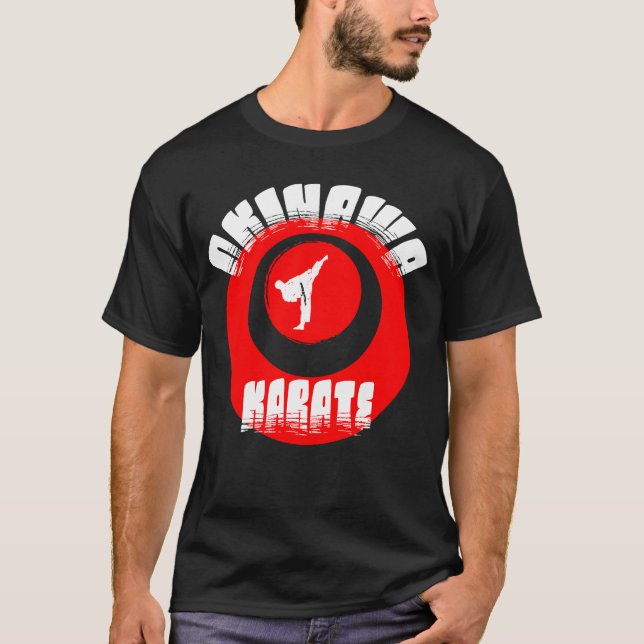 Original Okinawa Karate Design T-shirt (Front)