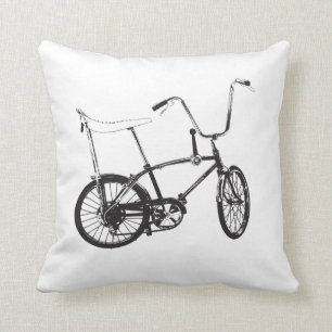 Original old School bike Throw Pillow