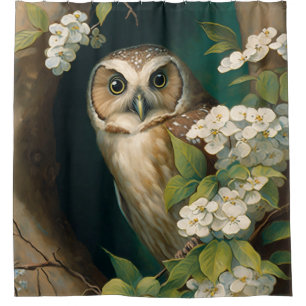 Original Owl Oil Painting