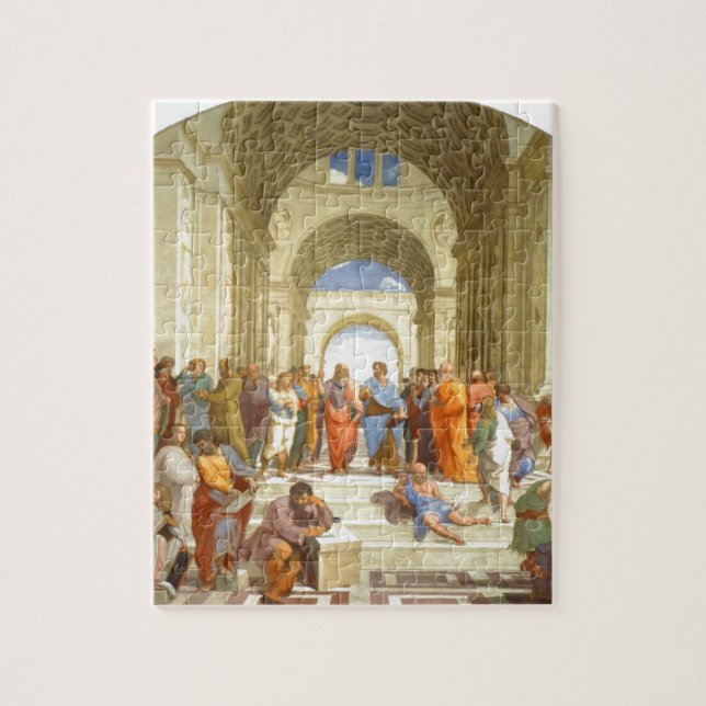 Original paint "The school of Athens" by Raffaello Jigsaw Puzzle (Vertical)