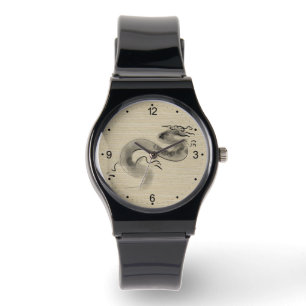 Original painting Chinese Dragon Year Birthday W Watch