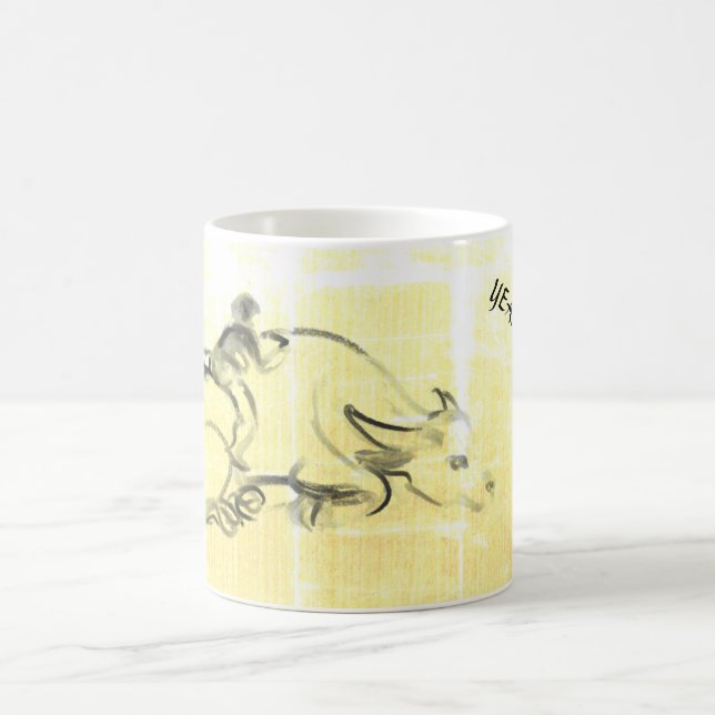 Original painting Water Buffalo Child Ox Year WM Coffee Mug (Center)