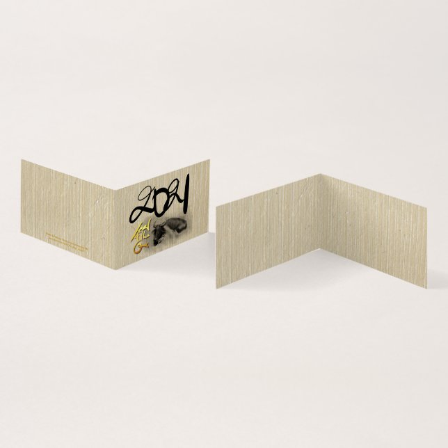 Original Painting Water Buffalo Ox New Year FC (Inside and Outside)