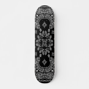 Original paisley pattern skateboard