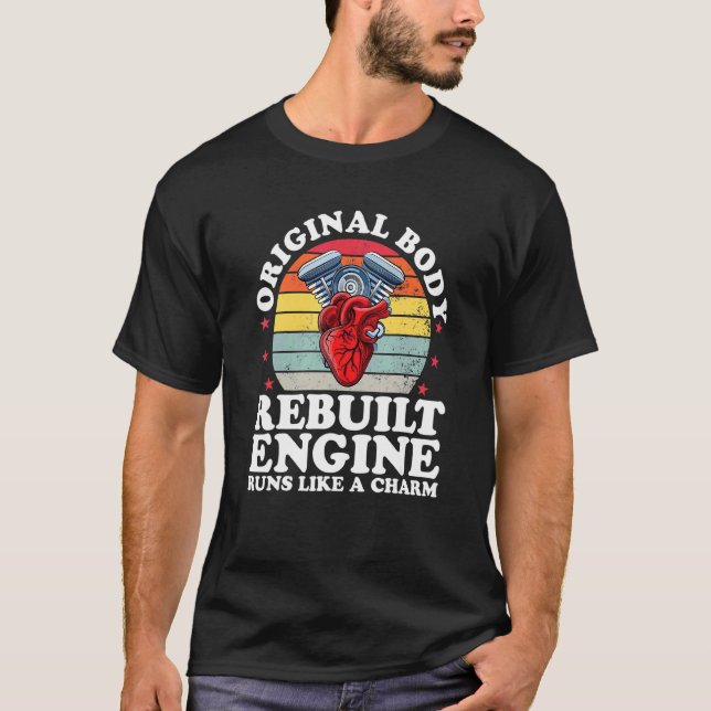 Original Part Rebuilt Engine Runs Like A Charm T-Shirt (Front)