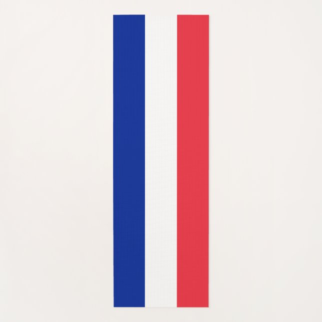 Original Patriotic National Flag of FRANCE Yoga Mat (Front)