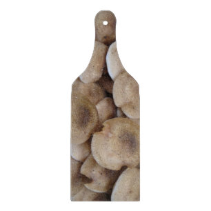 original photograph of wild mushrooms design cutting board