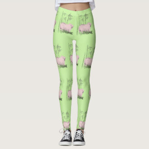 Original Pig and Bamboos Choose colour Leggings