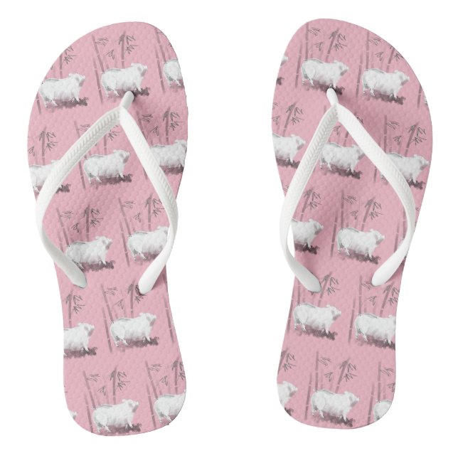 Original Pig Bamboos 2 Choose colour Woman Flip F Flip Flops (Footbed)