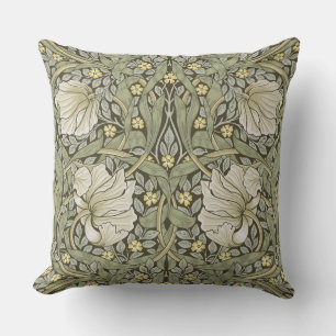 original pimpernel,William Morris,timeless design  Throw Pillow
