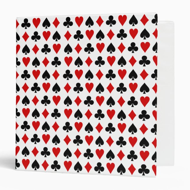 Original Playing cards Diamond Club Heart Spade Binder (Front/Inside)