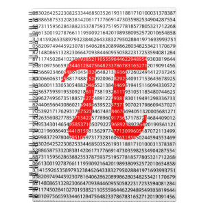 Original red number pi day mathematical symbol notebook
