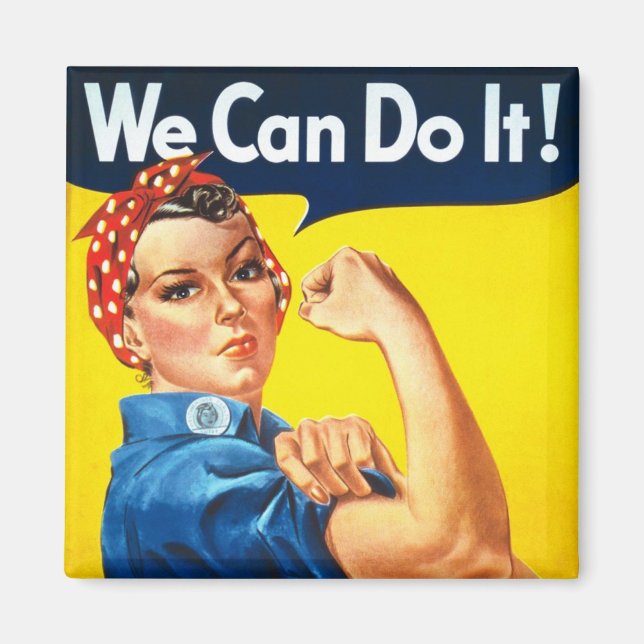 Original Rosie The Riveter Magnet (Front)