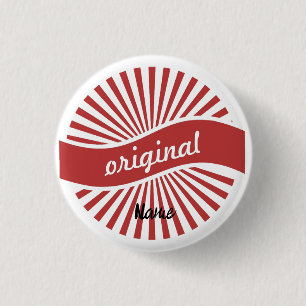Original Sign Logo Thunder_Cove  1 Inch Round Button