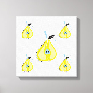Original Simple Art Pear Canvas Print