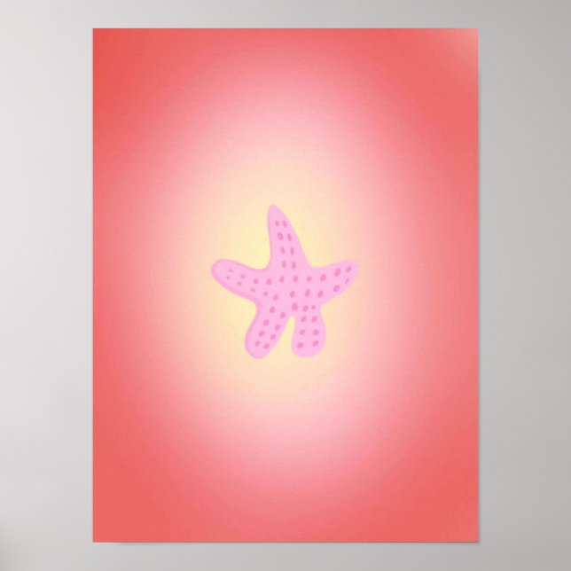 Original Simple Art Starfish Prints (Front)