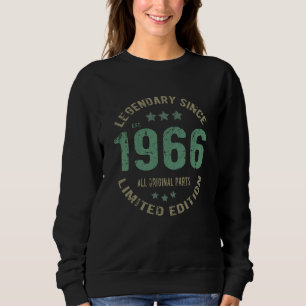 Original Since 1966 Vintage Legend Birthday Gift Sweatshirt