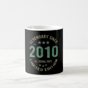 Original Since 2010 Vintage Legend Birthday Gift Coffee Mug