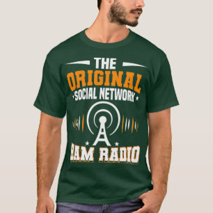 Original Social Network Antenna Ham Radio T-Shirt