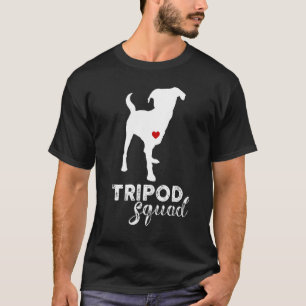 Original Sock Dogs Unisex Adults Tripod Squad Left T-Shirt