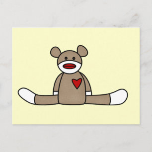 Original Sock Monkey Tshirts and Gifts Postcard