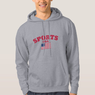 Original SPORTS USA Flag | True Classic Premium Hoodie
