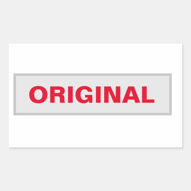 original sticker (Front)