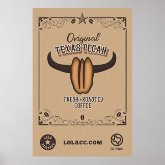 Original Texas Pecan Poster