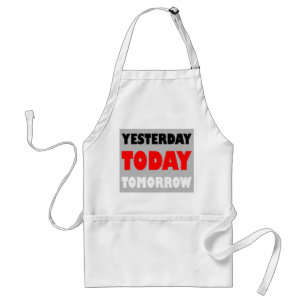 Original text design positive words phrase standard apron