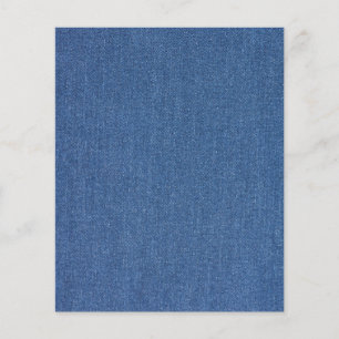 Original textile fabric blue fashion jean denim flyer