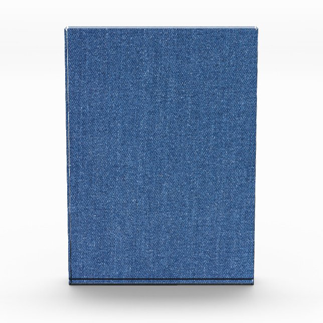 Original textile fabric blue fashion jean denim photo block (Front)