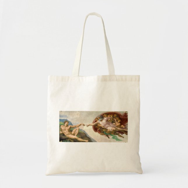 Original The Creation of Adam Tote Bag (Front)