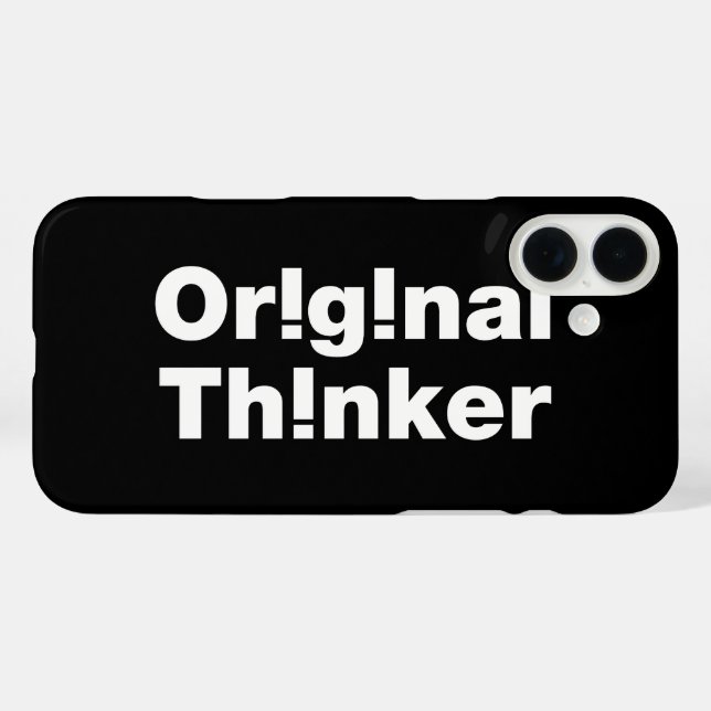 Original Thinker Case-Mate iPhone Case (Back (Horizontal))