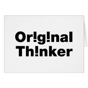 Original Thinker Greeting Cards